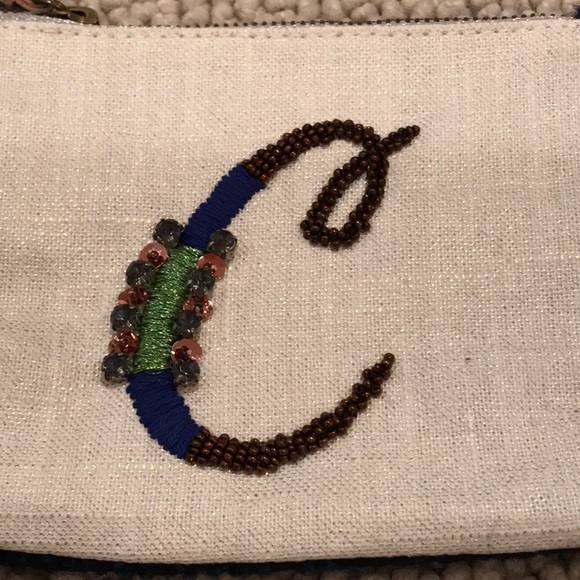 Anthropolgie ladies monogram wristlet - Picture 2 of 5